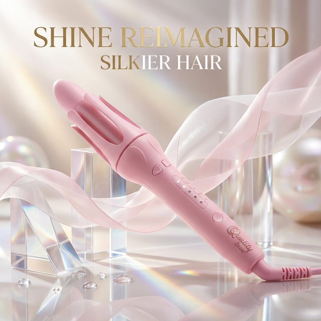 2 in 1 Automatic Hair Curler 32mm Tourmaline Ceramic Wand Mozila Store