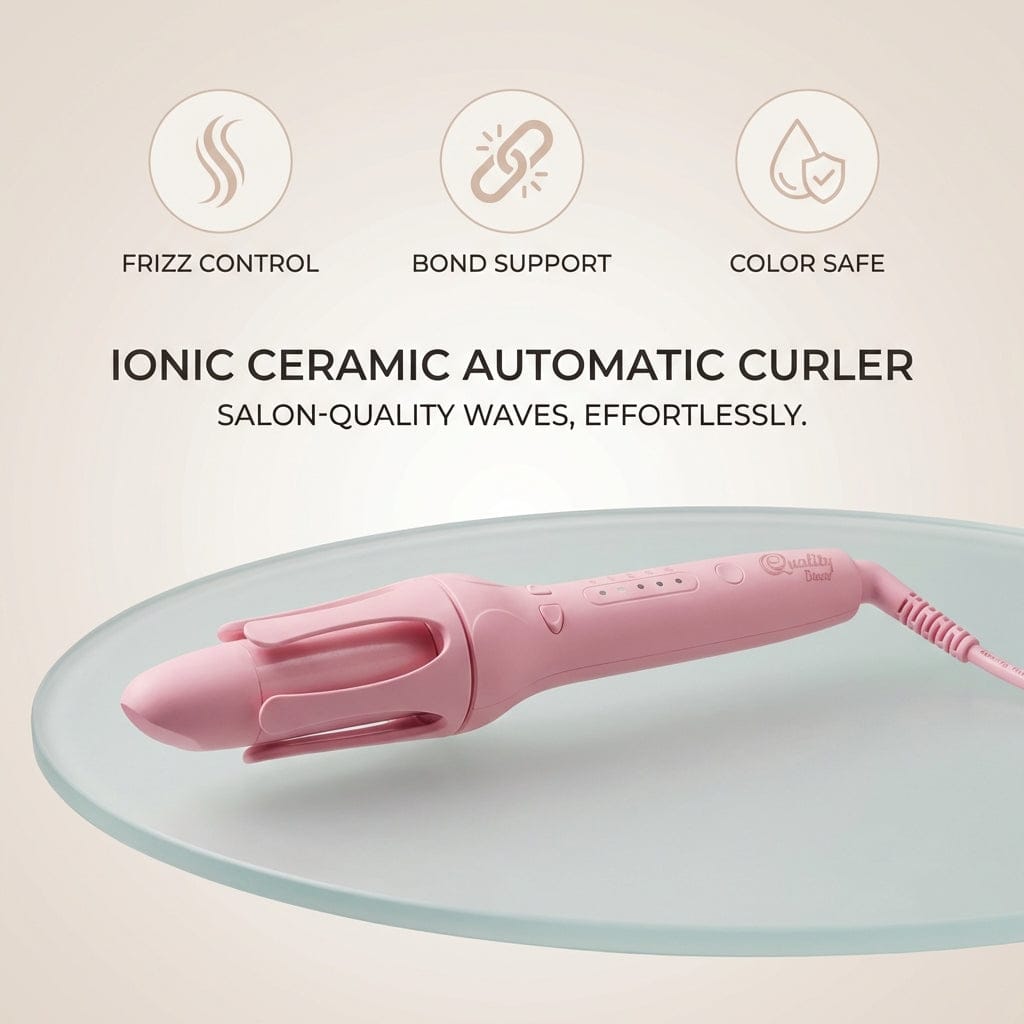 2 in 1 Automatic Hair Curler 32mm Tourmaline Ceramic Wand Mozila Store