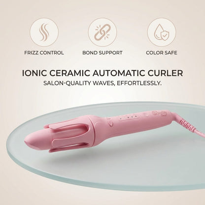2 in 1 Automatic Hair Curler 32mm Tourmaline Ceramic Wand Mozila Store